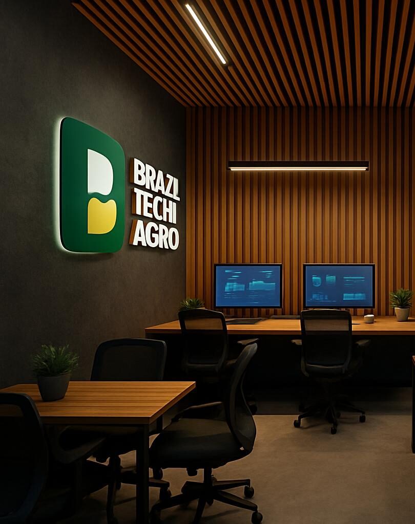 Projeto Brazil Tech Agro ao passar o mouse